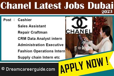 why work for chanel|chanel job offers.